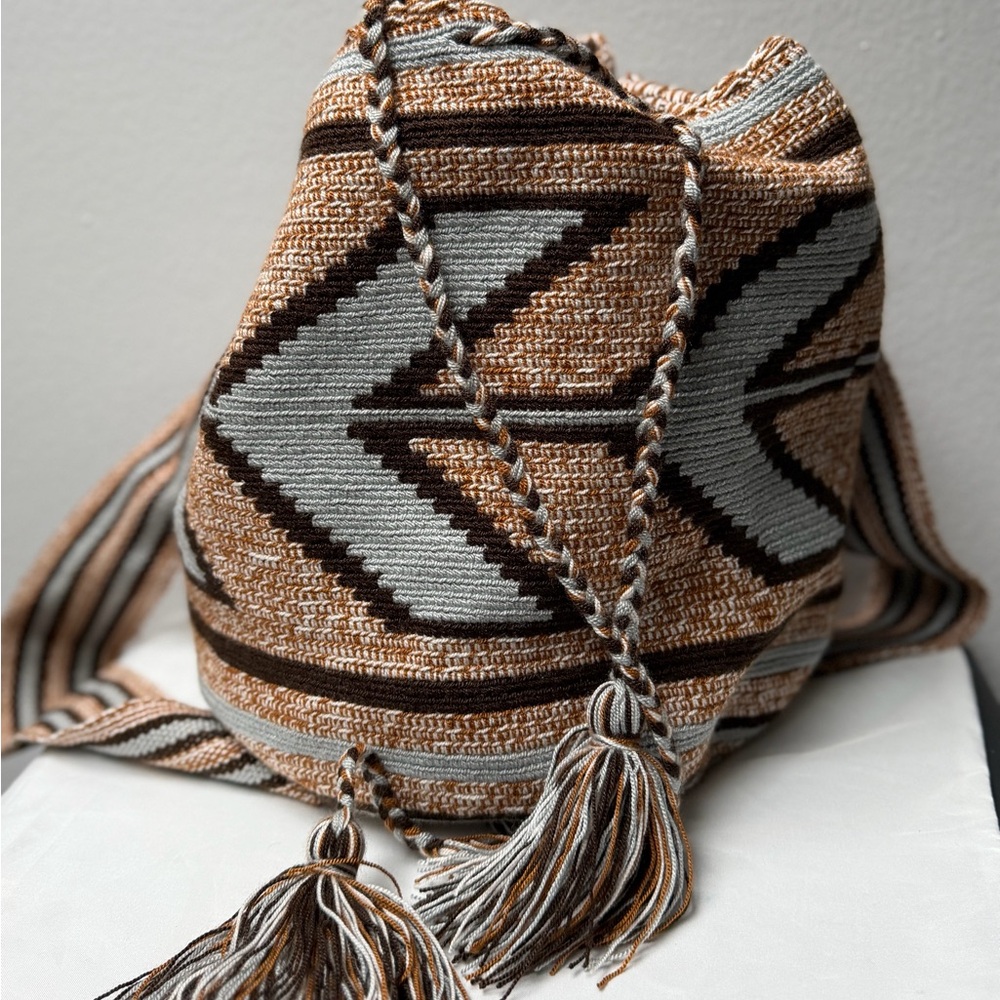 XL Minamalistic Wayuu mochila bags Columbian Woven crossb…
